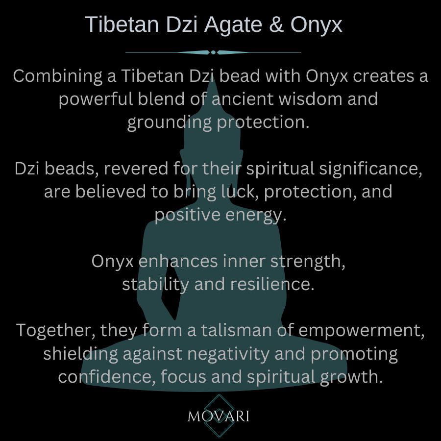 dzi agate and onyx meaning